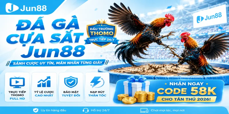 Đá gà cựa sắt Jun88